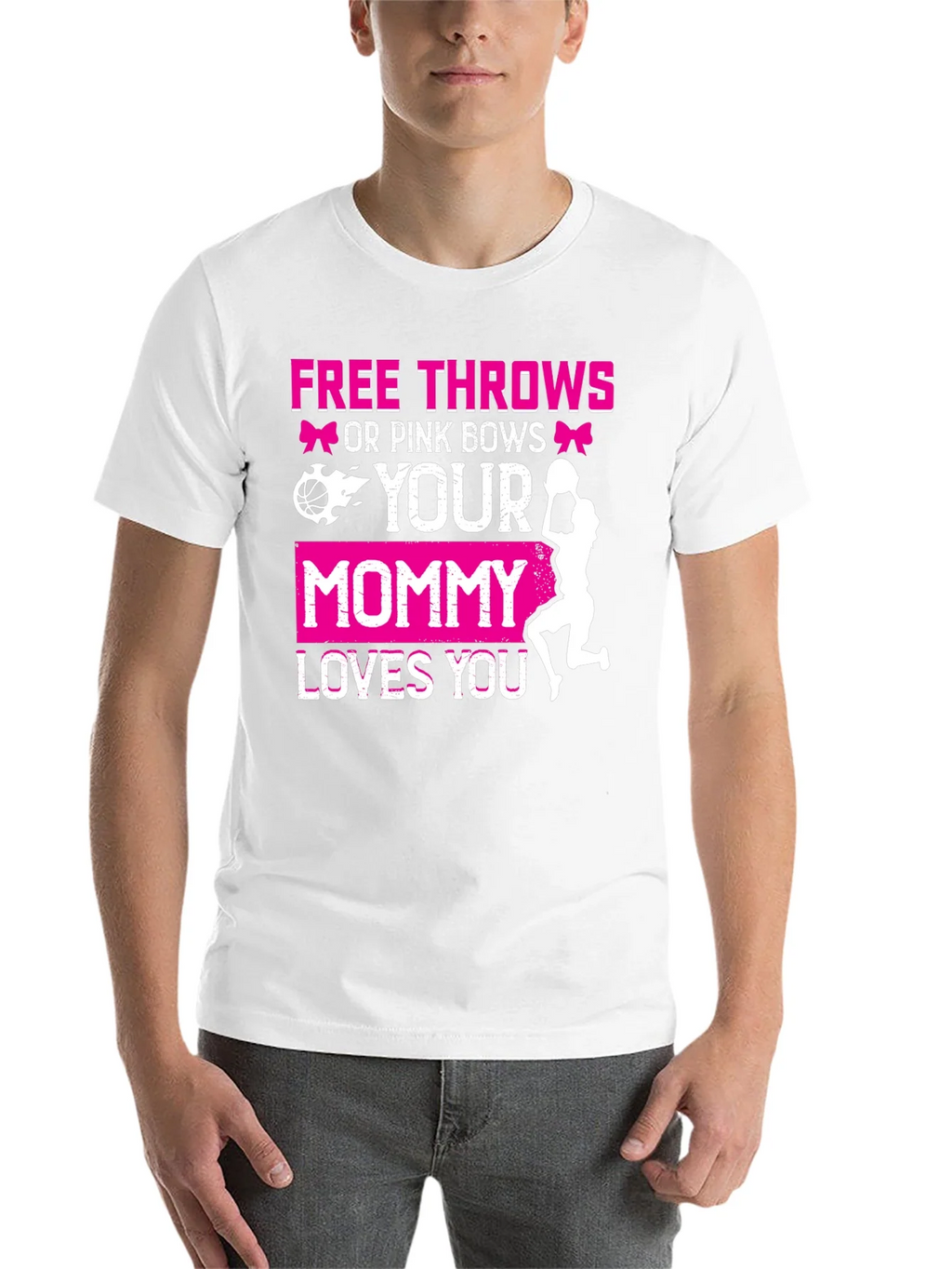 Free Throws or Pink Bows T-Shirt product image 10