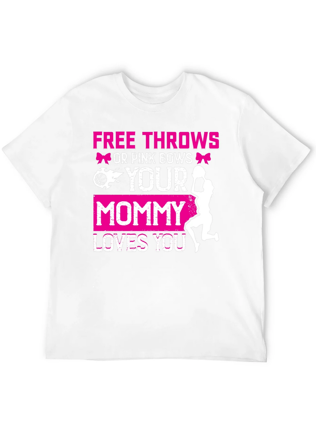 Free Throws or Pink Bows T-Shirt product image 11