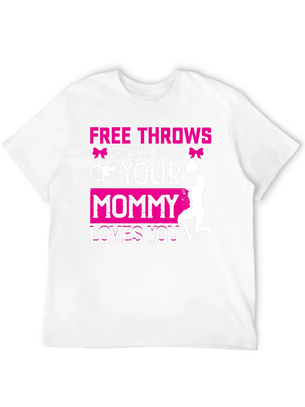 Free Throws or Pink Bows T-Shirt product image 11