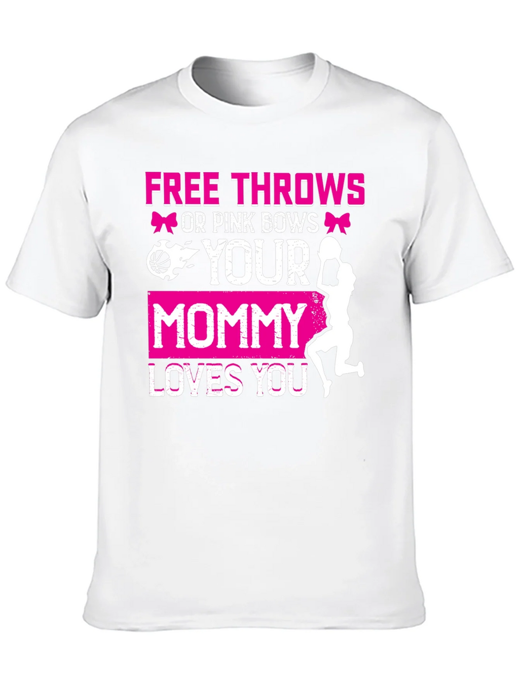 Free Throws or Pink Bows T-Shirt product image 9