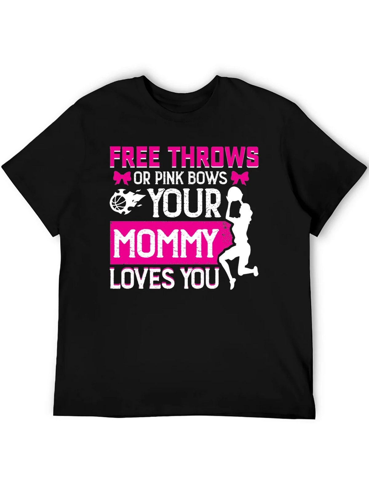 Free Throws or Pink Bows T-Shirt product image 5