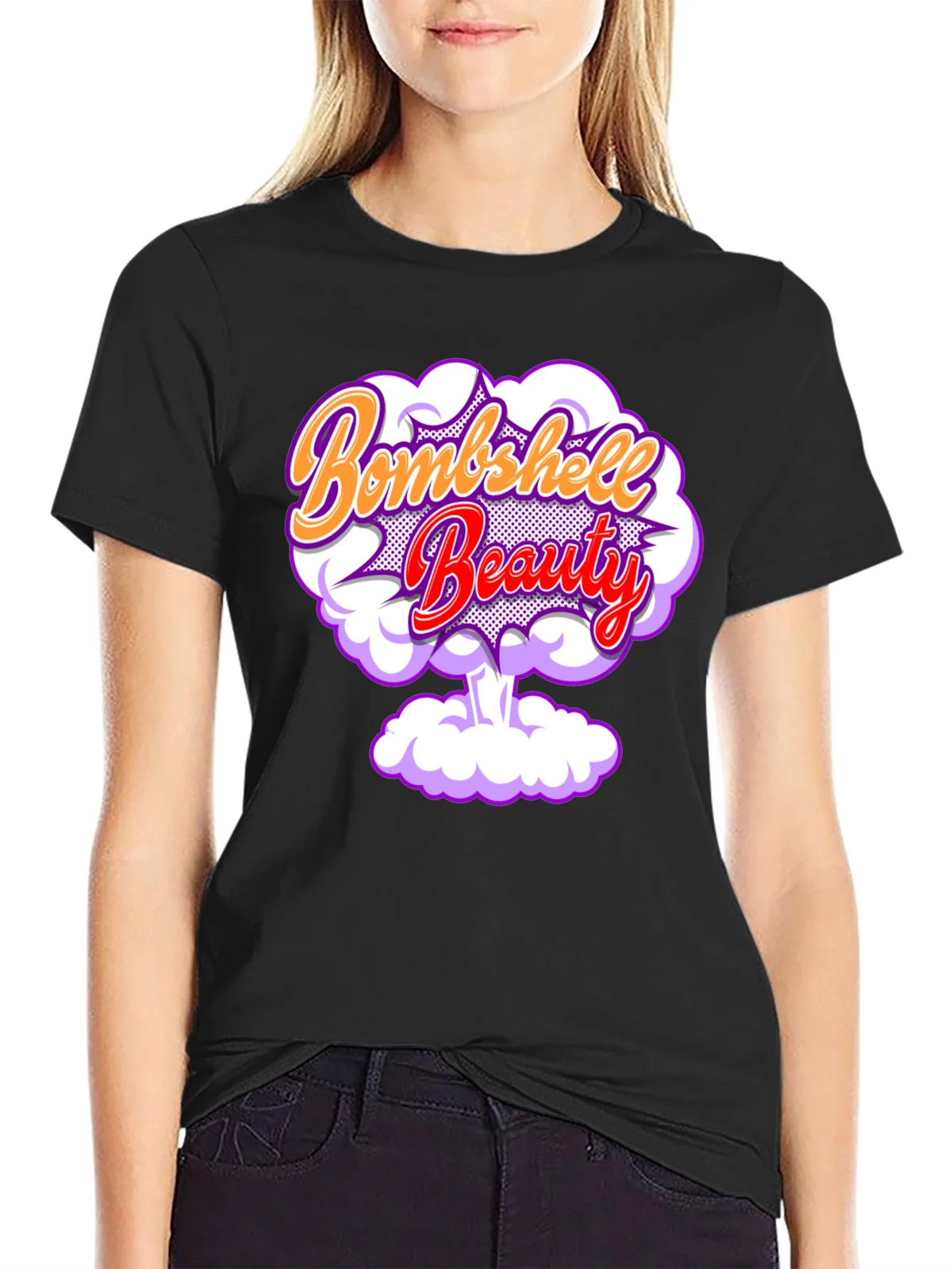Bombshell Beauty Graphic Tee - Trendy Unisex T-Shirt product image 2