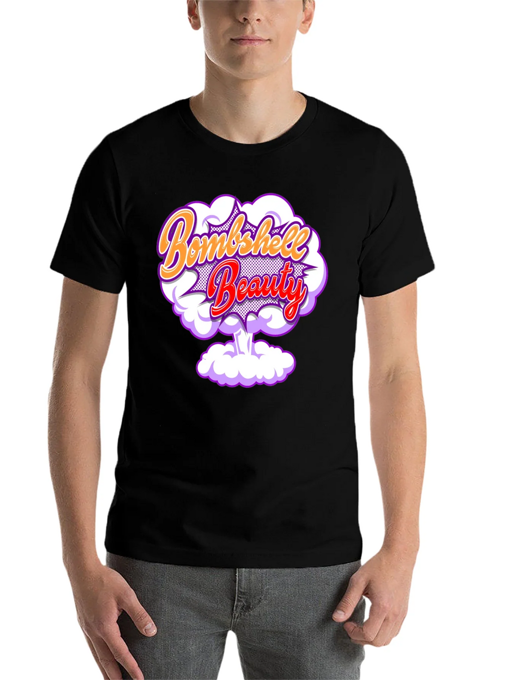 Bombshell Beauty Graphic Tee - Trendy Unisex T-Shirt product image 4