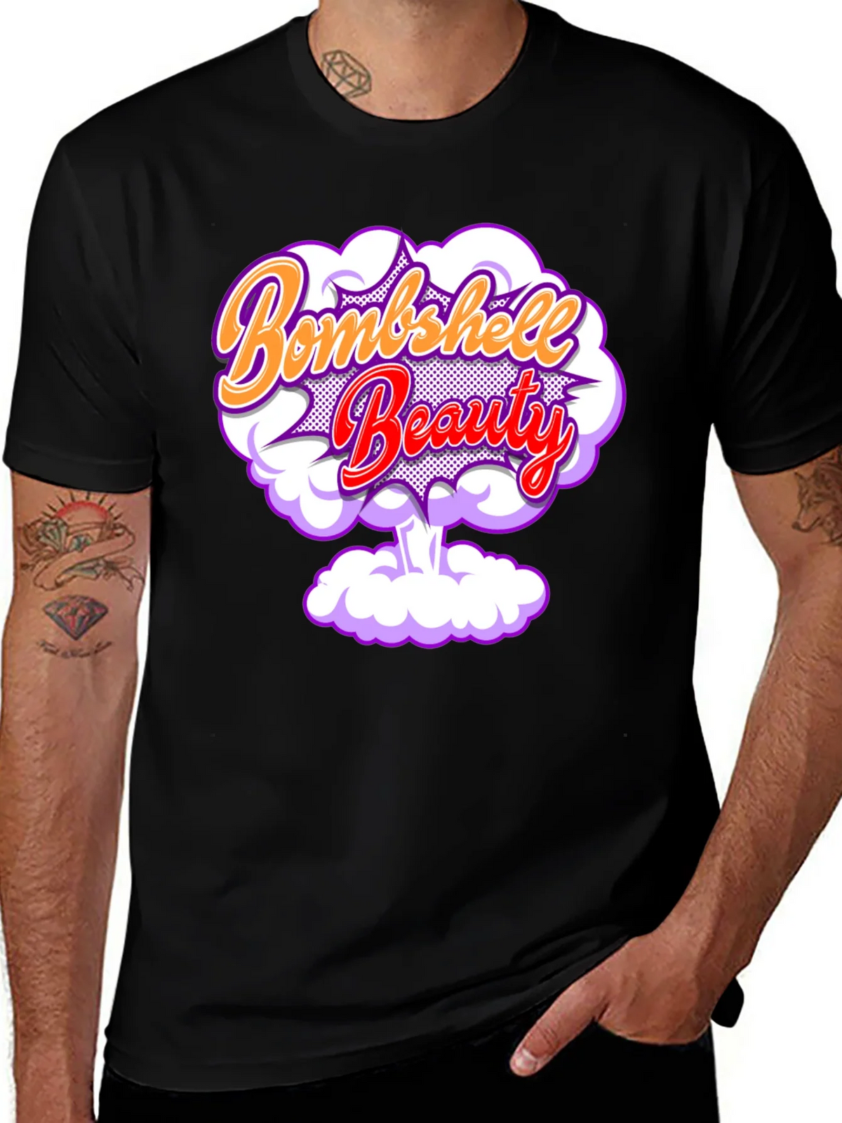 Bombshell Beauty Graphic Tee - Trendy Unisex T-Shirt product image 1