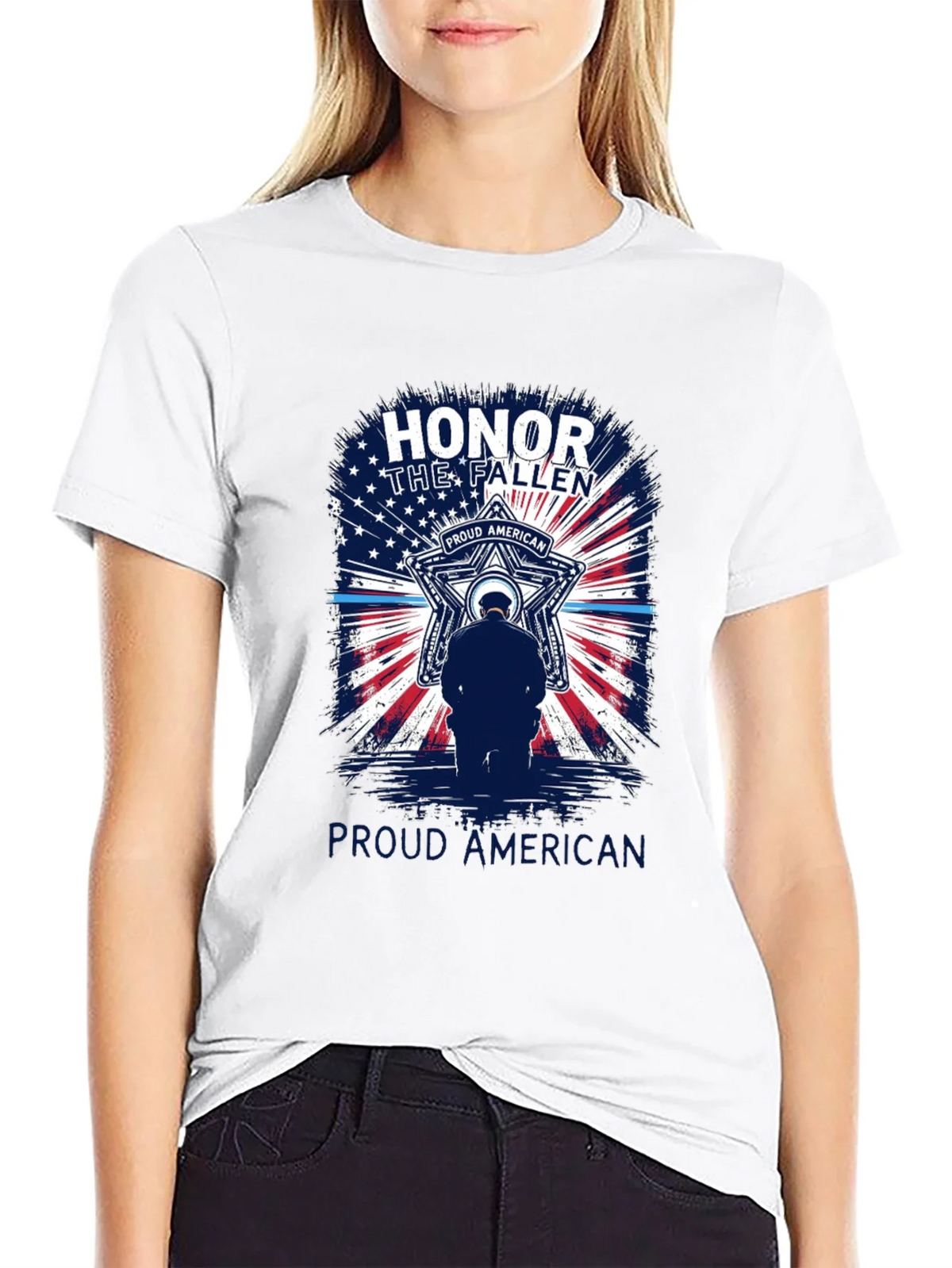 Honor The Fallen T-Shirt - Proud American Tee product image 8