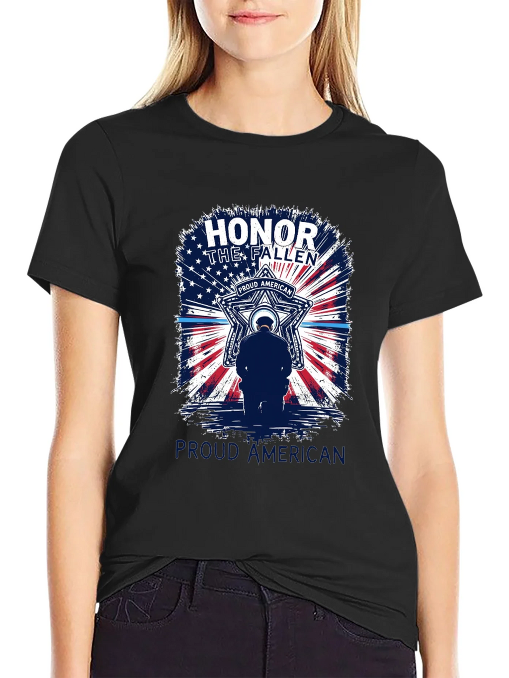Honor The Fallen T-Shirt - Proud American Tee product image 2