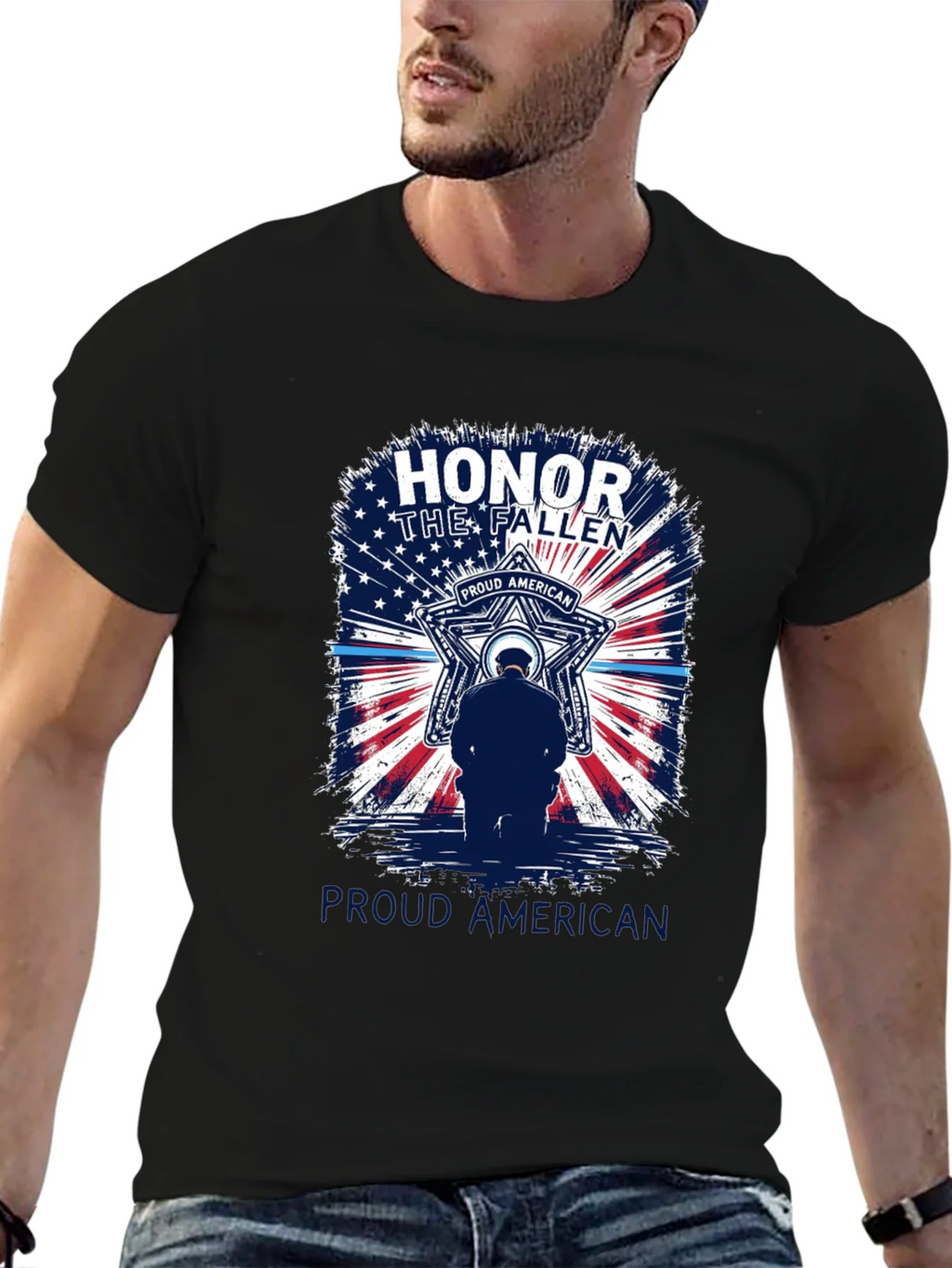 Honor The Fallen T-Shirt - Proud American Tee product image 6