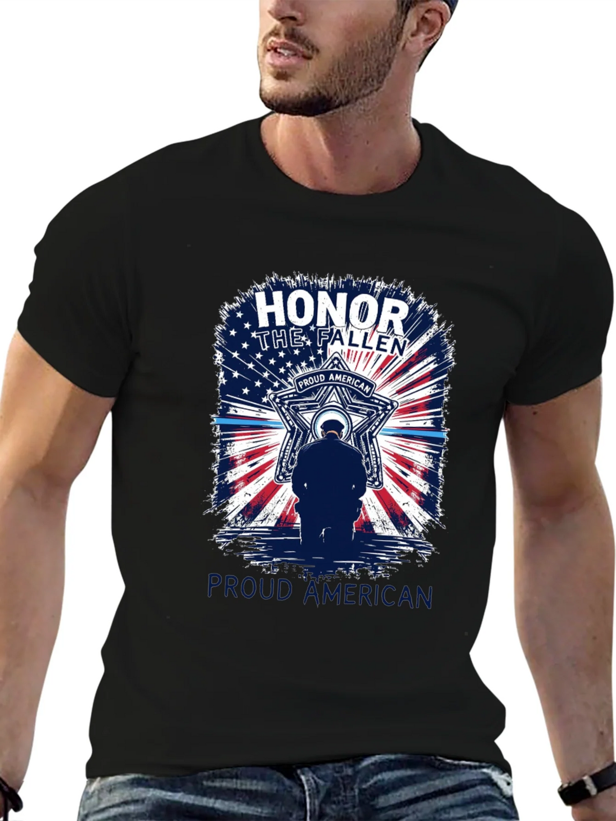Honor The Fallen T-Shirt - Proud American Tee product image 6