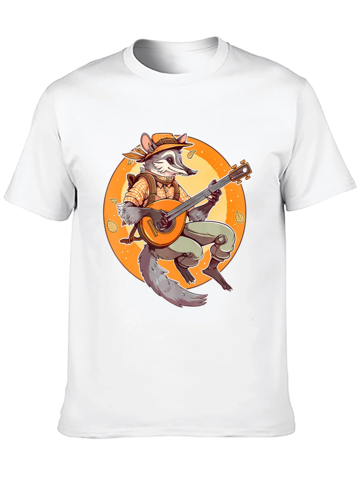 Raccoon Musician T-Shirt - Whimsical Animal Tee product image 9
