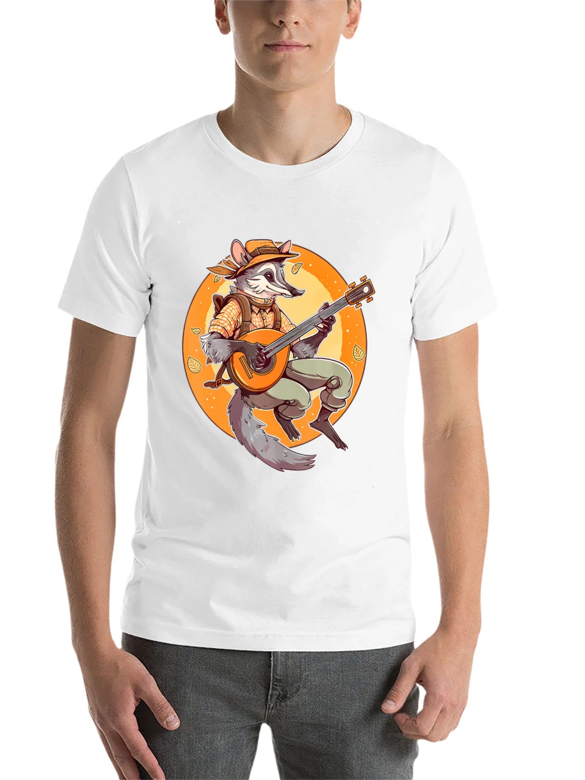 Raccoon Musician T-Shirt - Whimsical Animal Tee product image 10