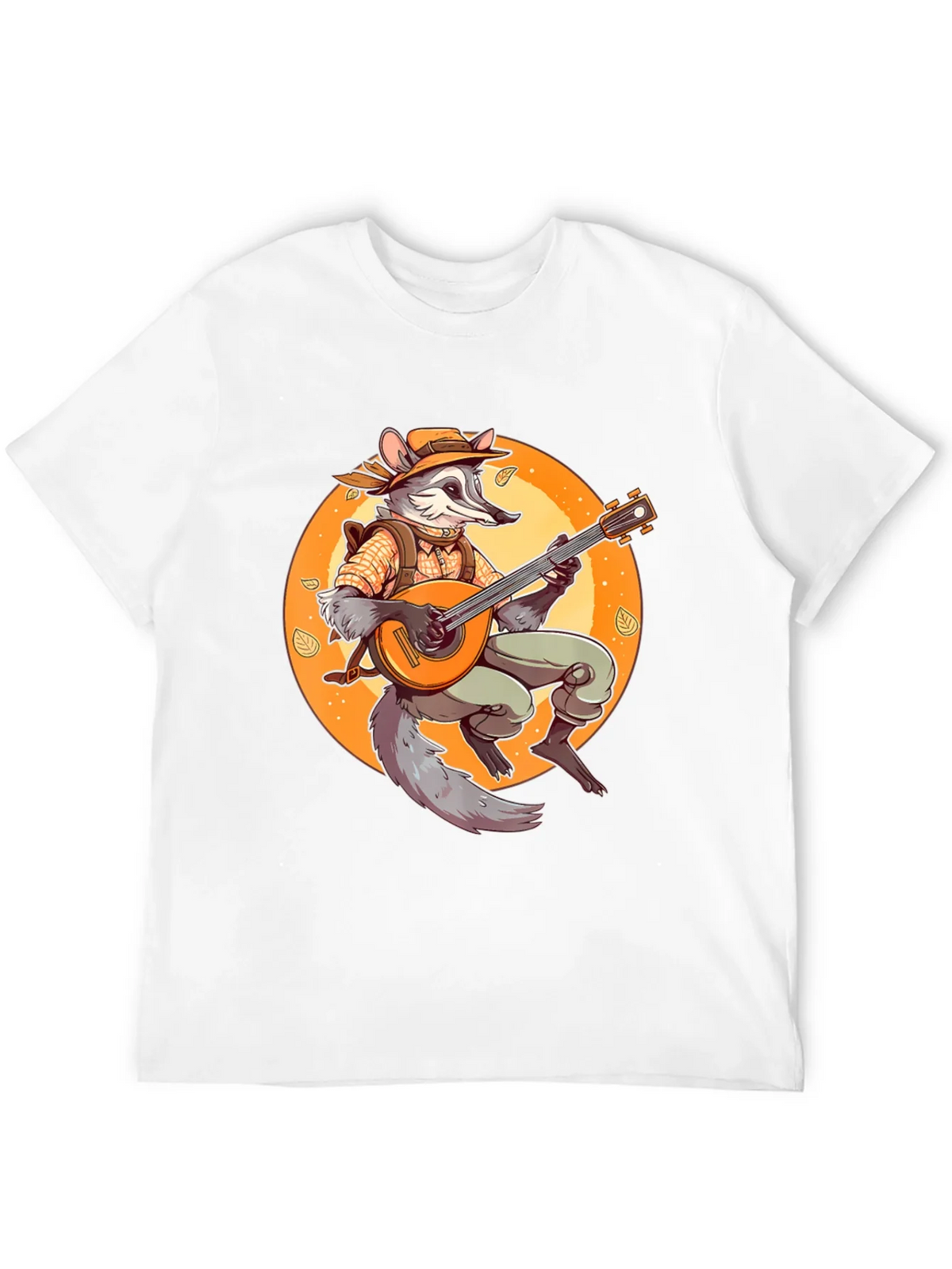 Raccoon Musician T-Shirt - Whimsical Animal Tee product image 11