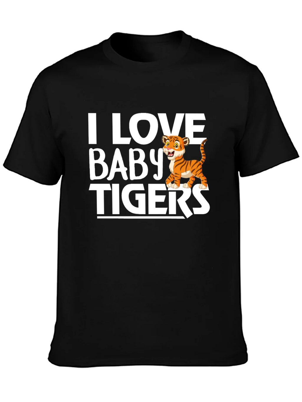 I Love Baby Tigers Graphic T-Shirt product image 3