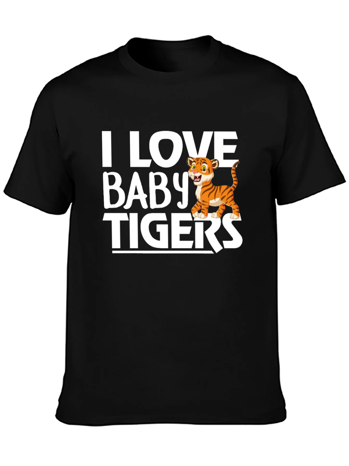 I Love Baby Tigers Graphic T-Shirt product image 3