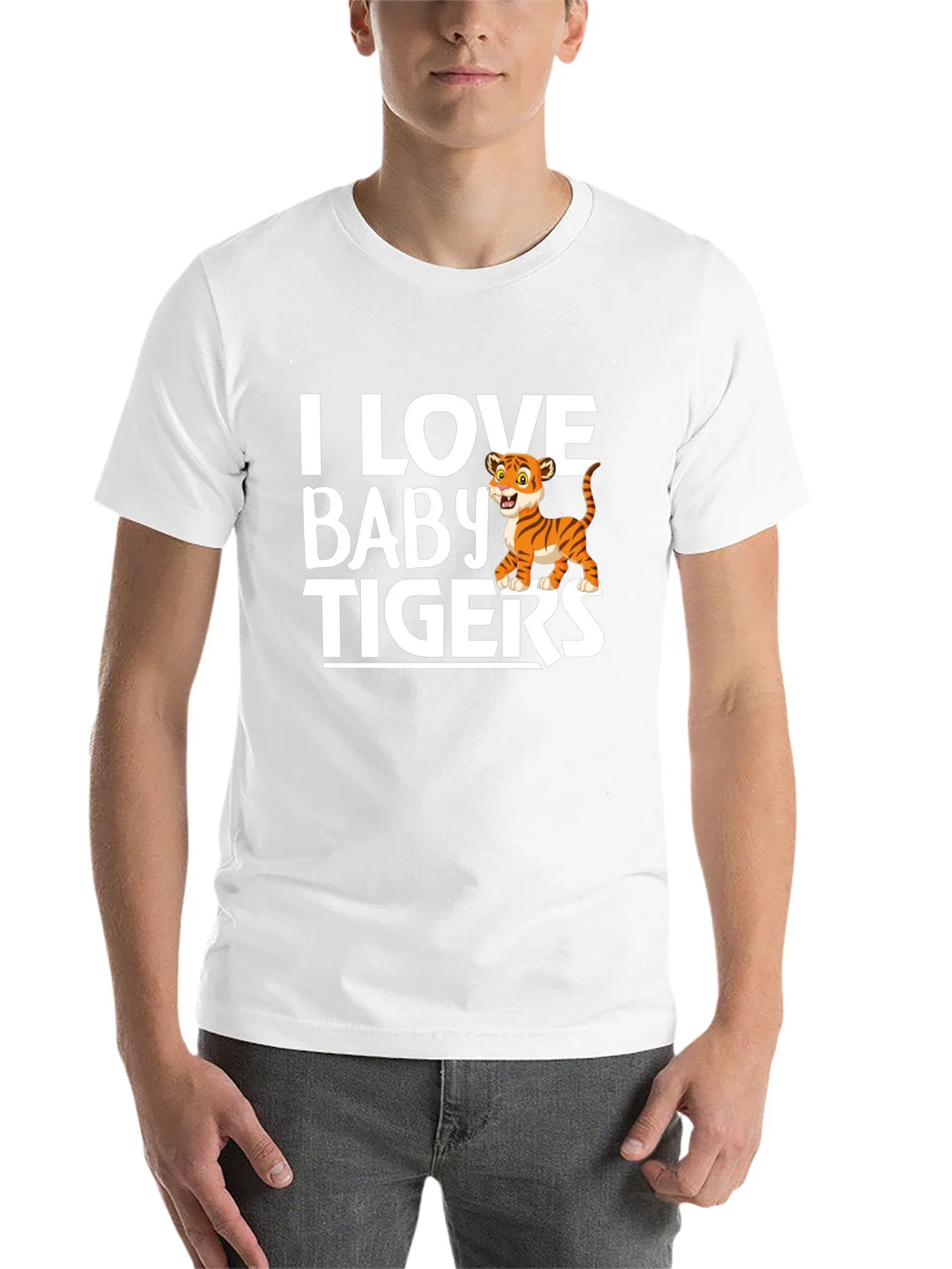 I Love Baby Tigers Graphic T-Shirt product image 10