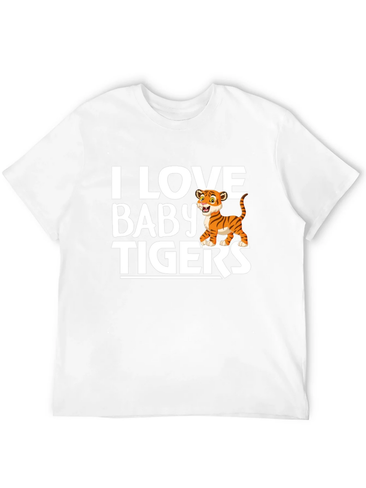 I Love Baby Tigers Graphic T-Shirt product image 11