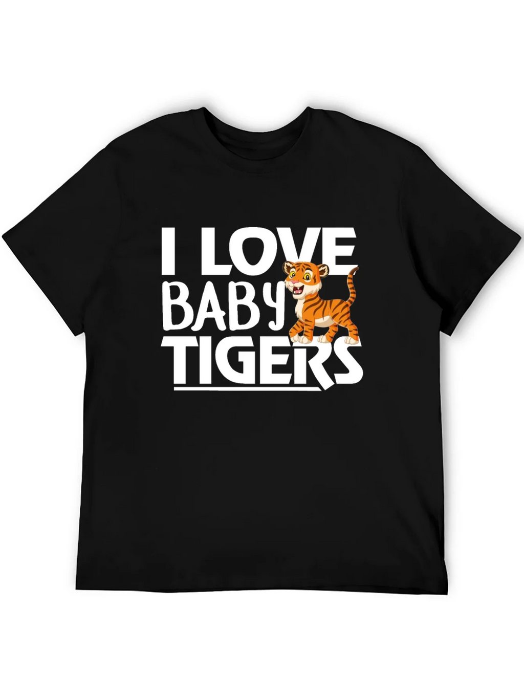 I Love Baby Tigers Graphic T-Shirt product image 5