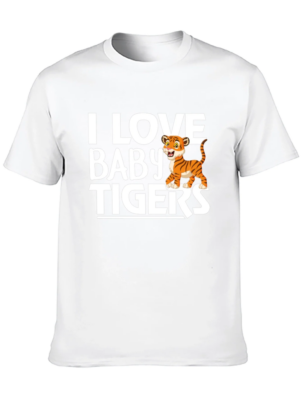 I Love Baby Tigers Graphic T-Shirt product image 9
