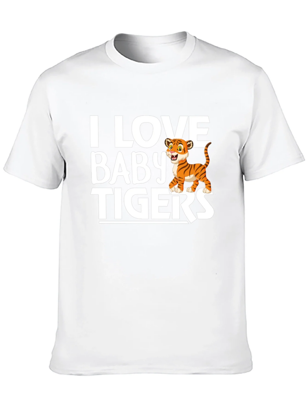 I Love Baby Tigers Graphic T-Shirt product image 9
