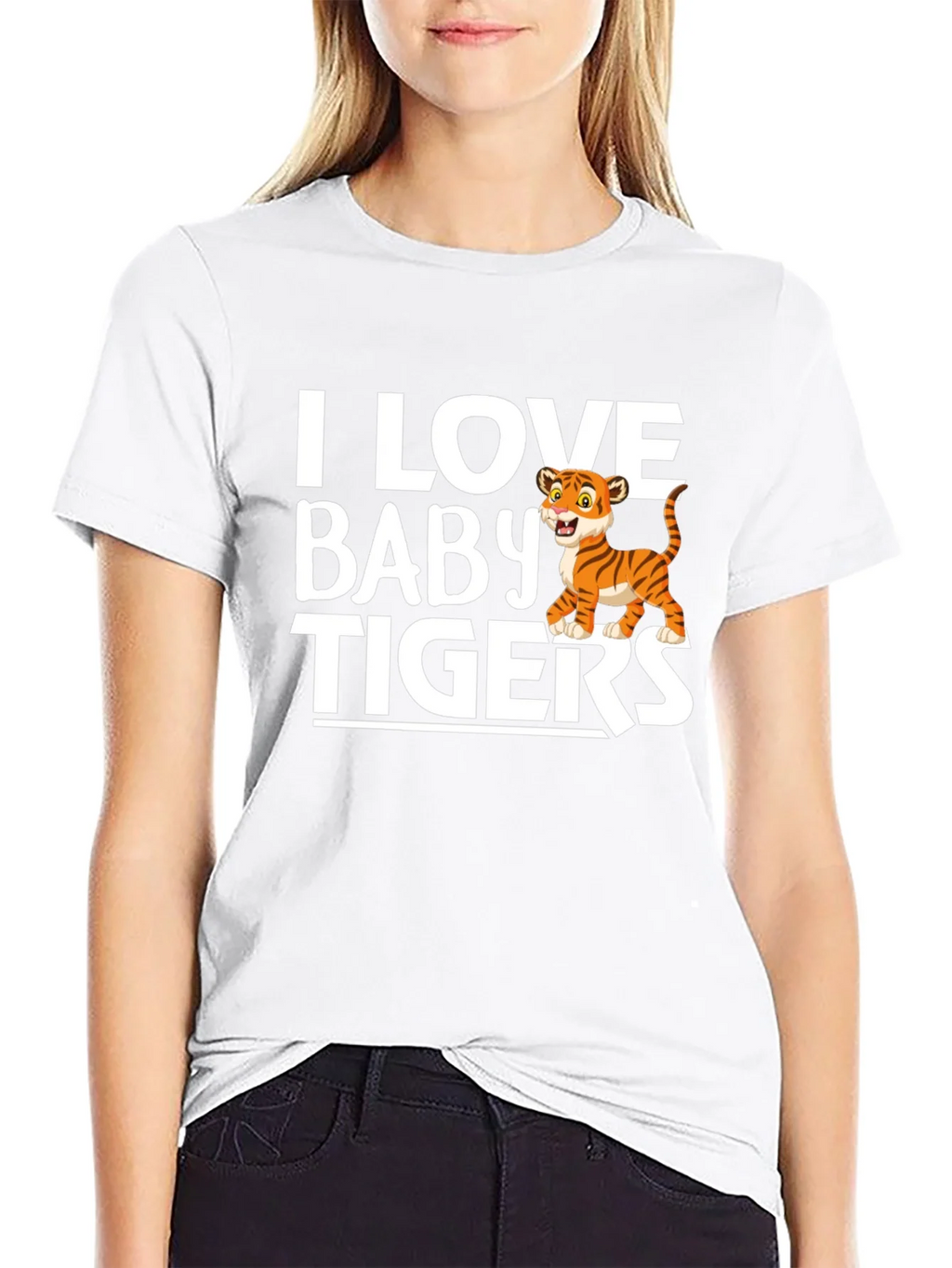 I Love Baby Tigers Graphic T-Shirt product image 8