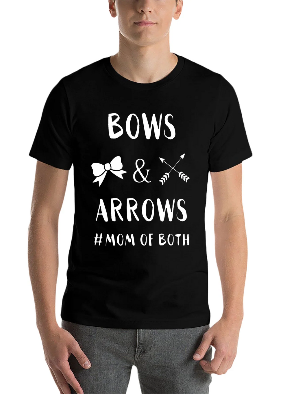 Bows & Arrows #Mom of Both T-Shirt product image 4