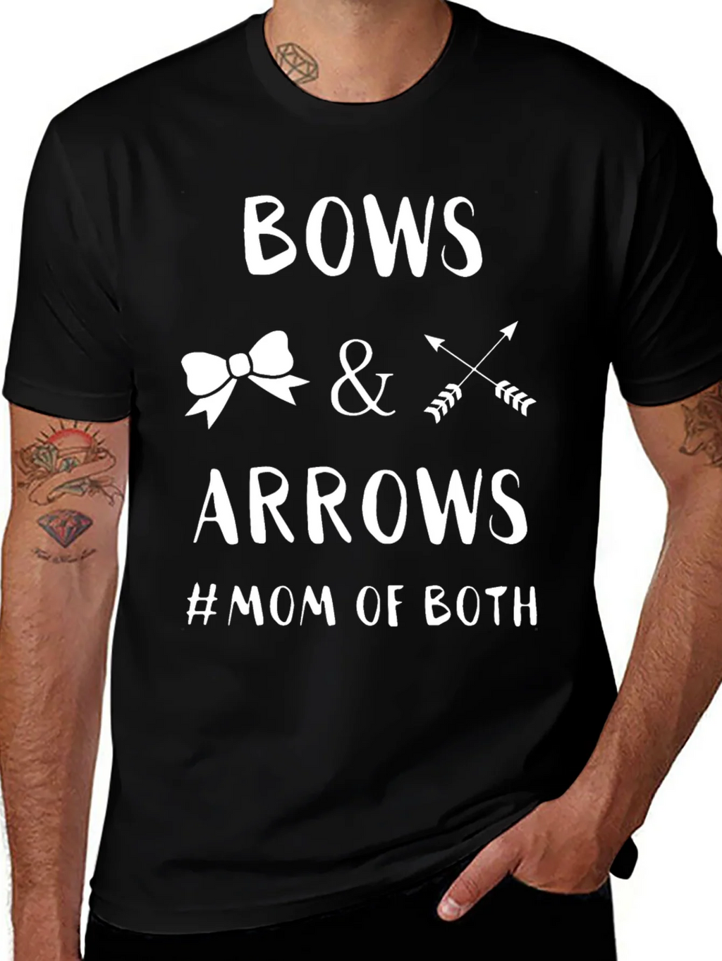Bows & Arrows #Mom of Both T-Shirt product image 1