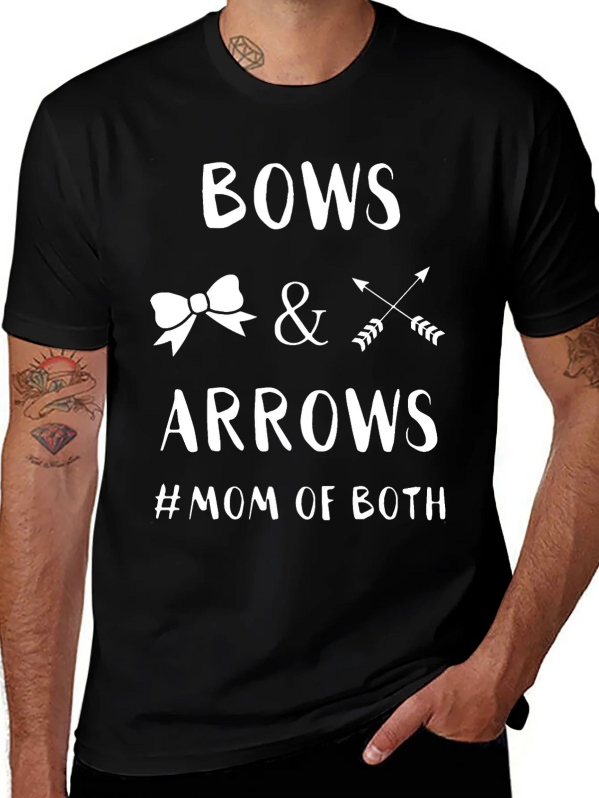 Bows & Arrows #Mom of Both T-Shirt product image 1