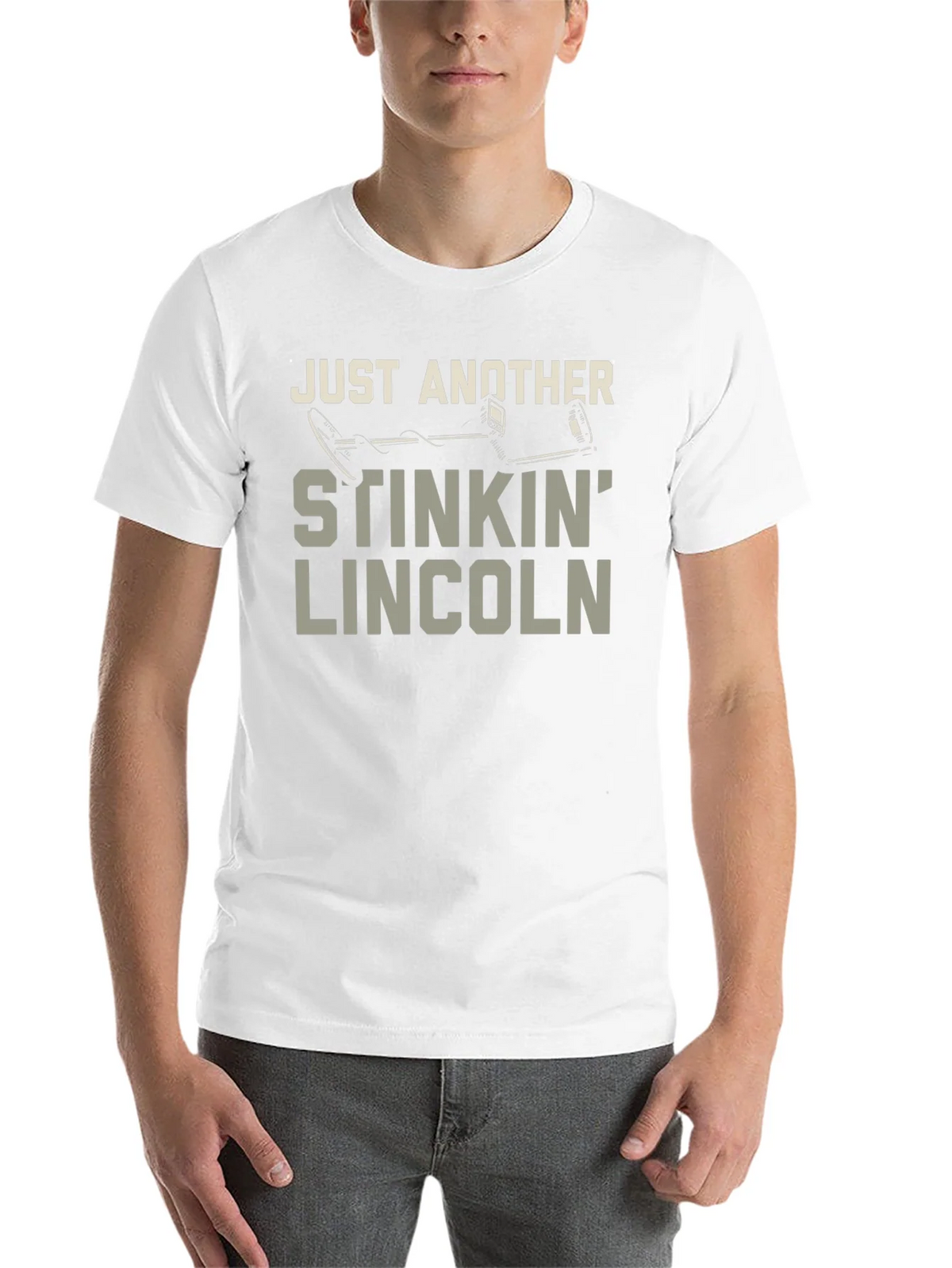 Stinkin Lincoln Detector Tee - Metal Detecting Humor T-Shirt product image 10