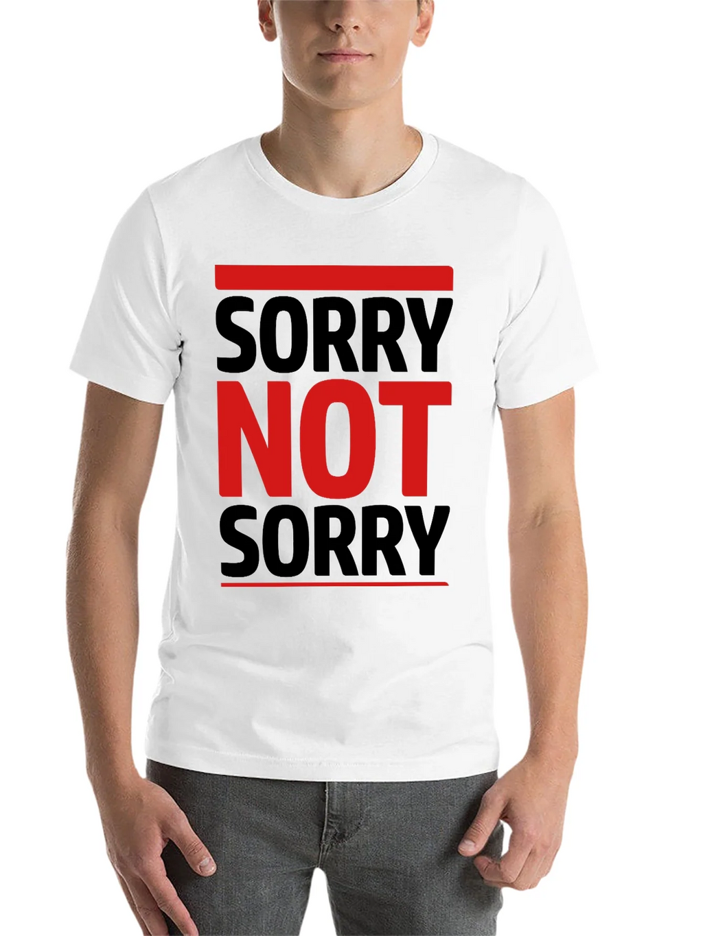 Sorry Not Graphic Tee product image 10