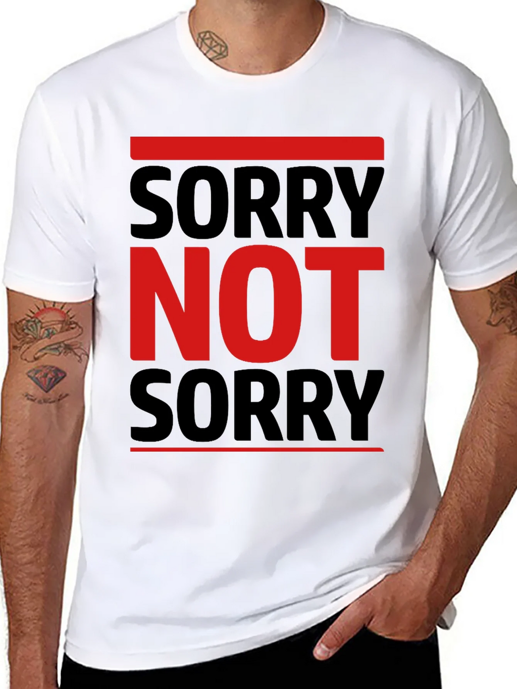 Sorry Not Graphic Tee product image 7
