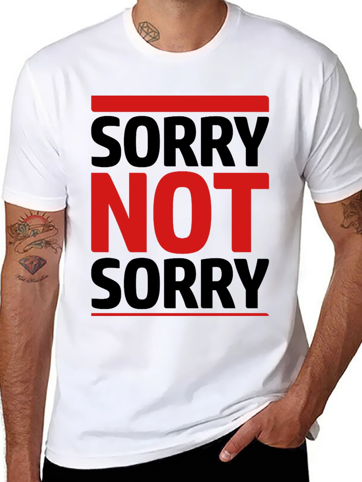 Sorry Not Graphic Tee product image 7