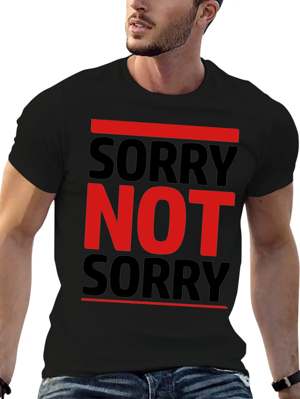 Sorry Not Graphic Tee product image 6