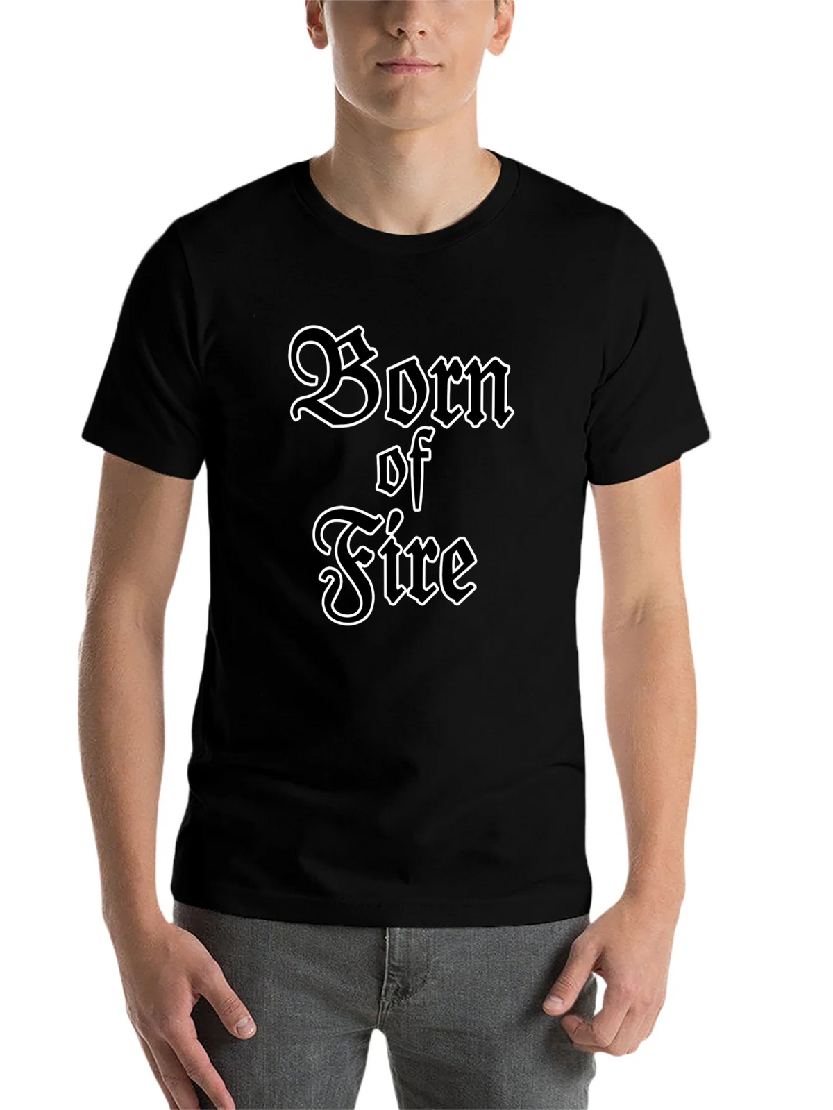 Born of Fire Graphic T-Shirt - Black product image 4