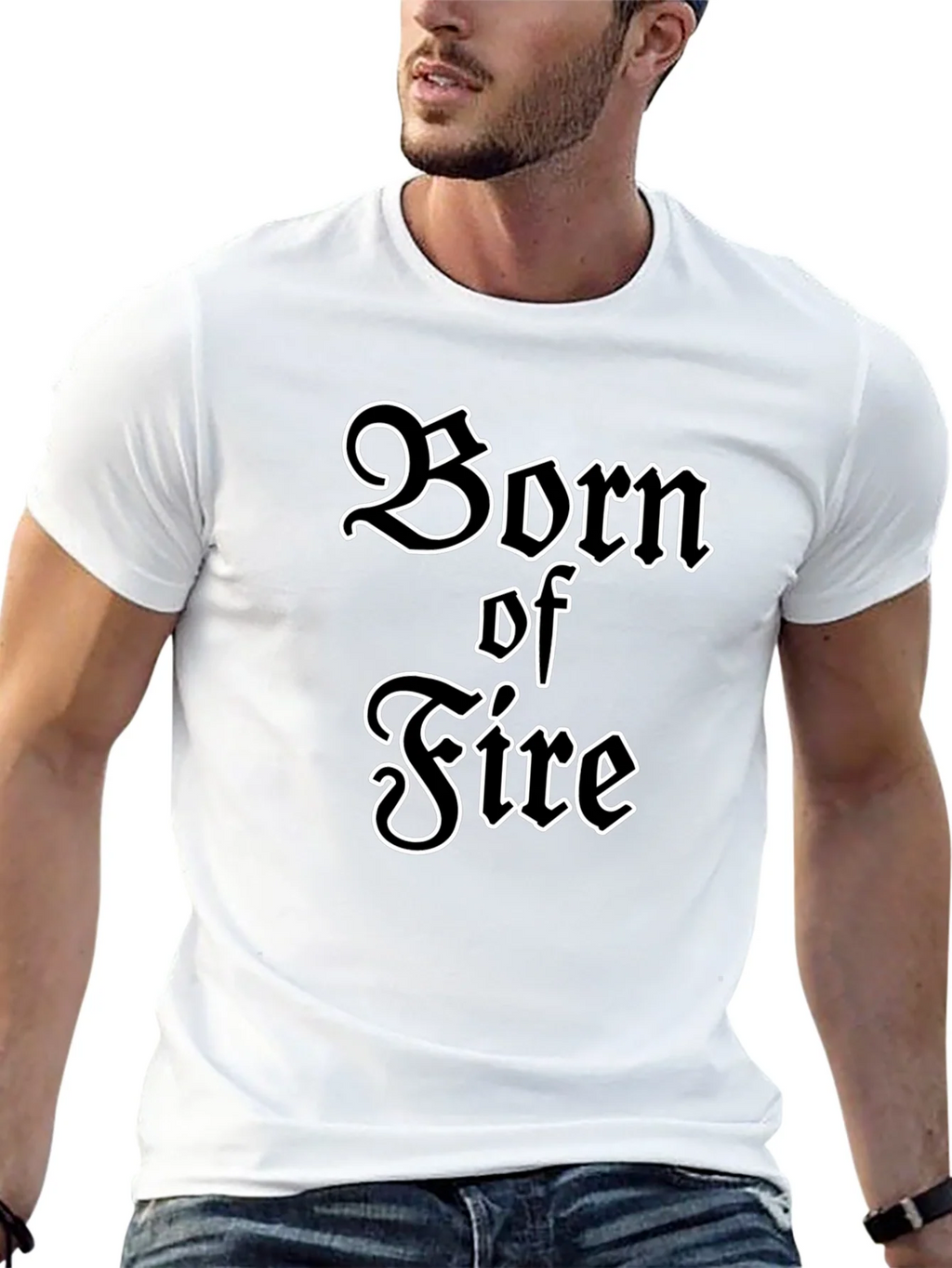 Born of Fire Graphic T-Shirt - Black product image 12