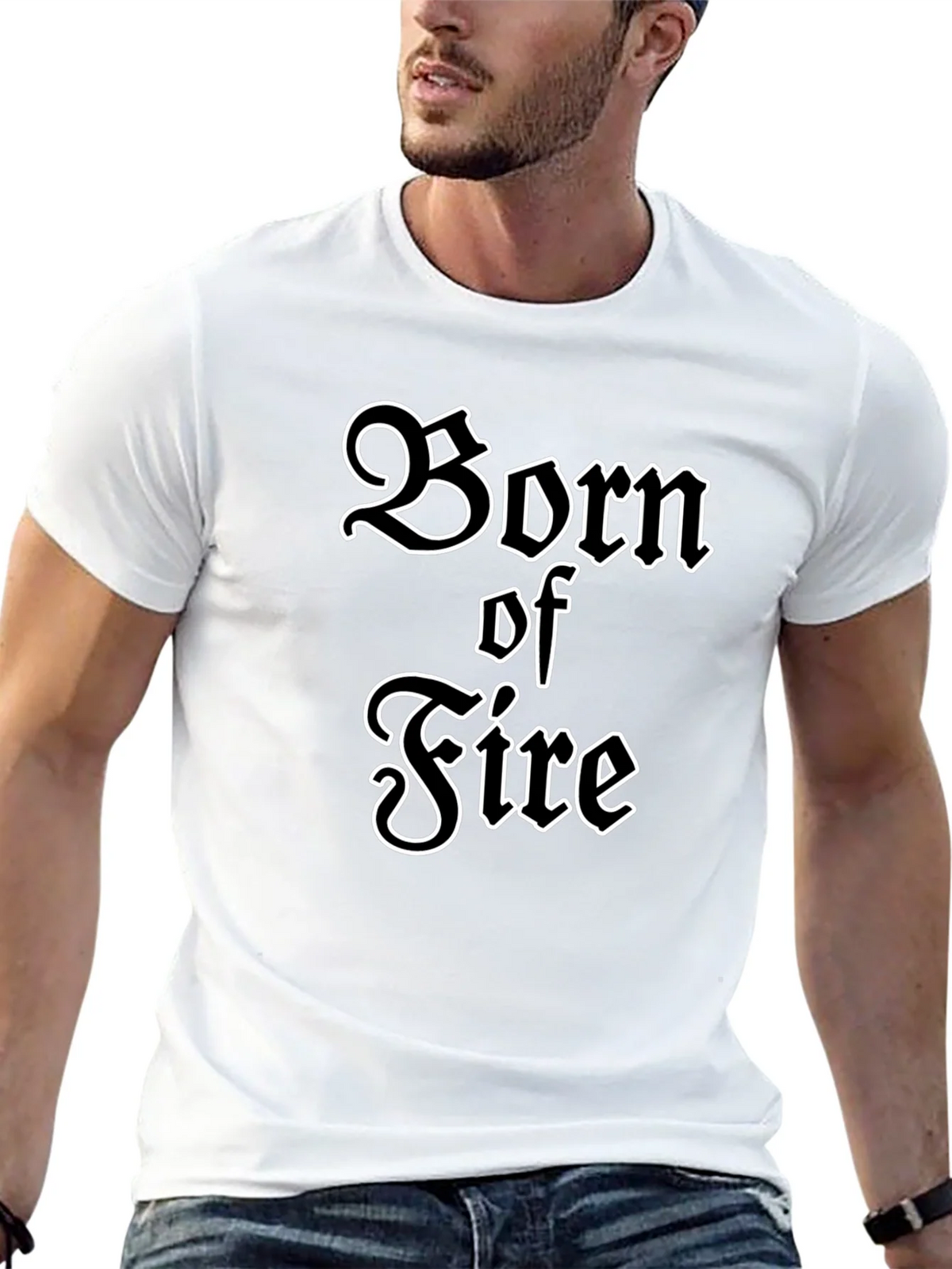 Born of Fire Graphic T-Shirt - Black product image 12