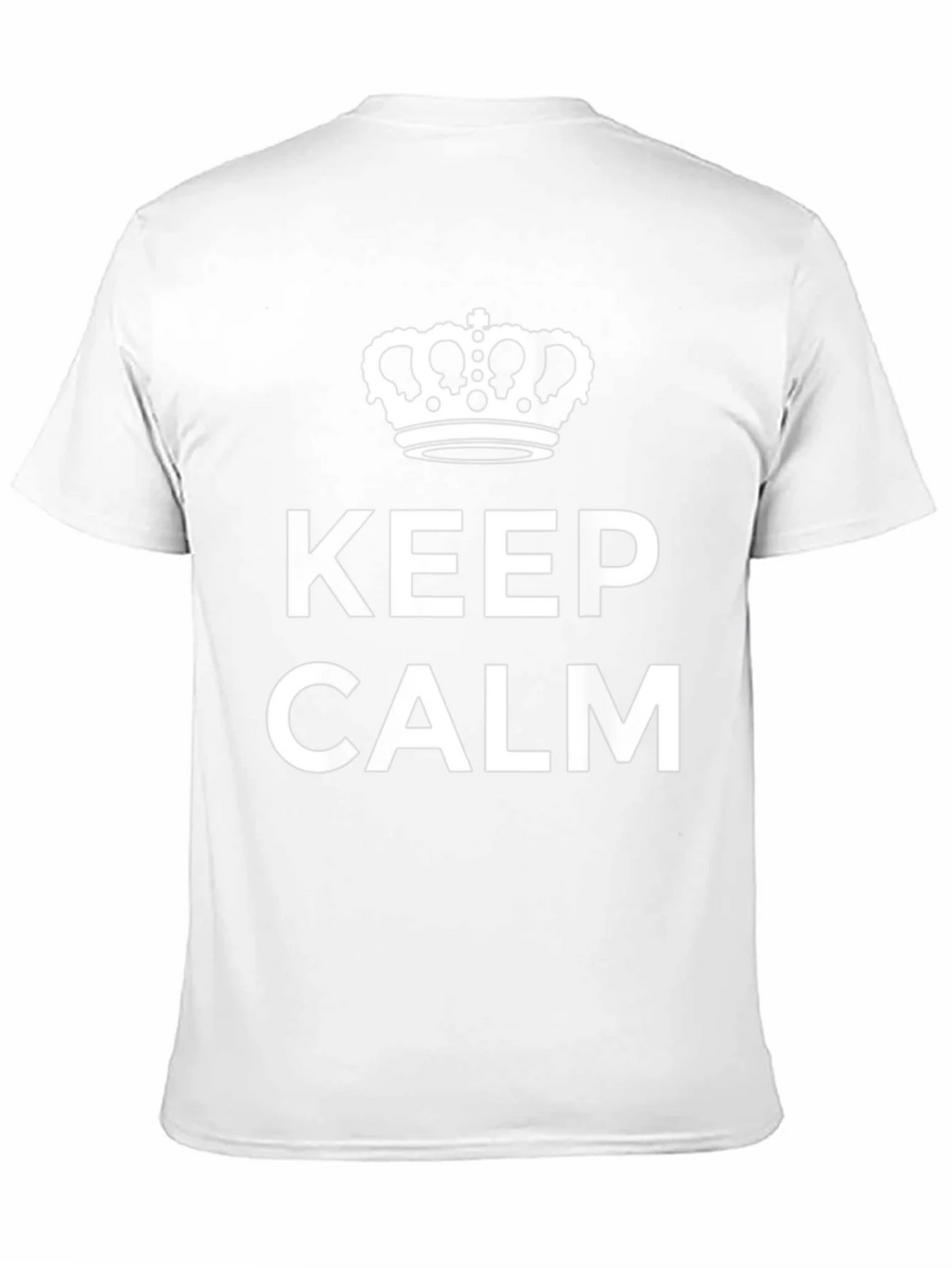 Keep Calm Crown Black Graphic Tee product image 8
