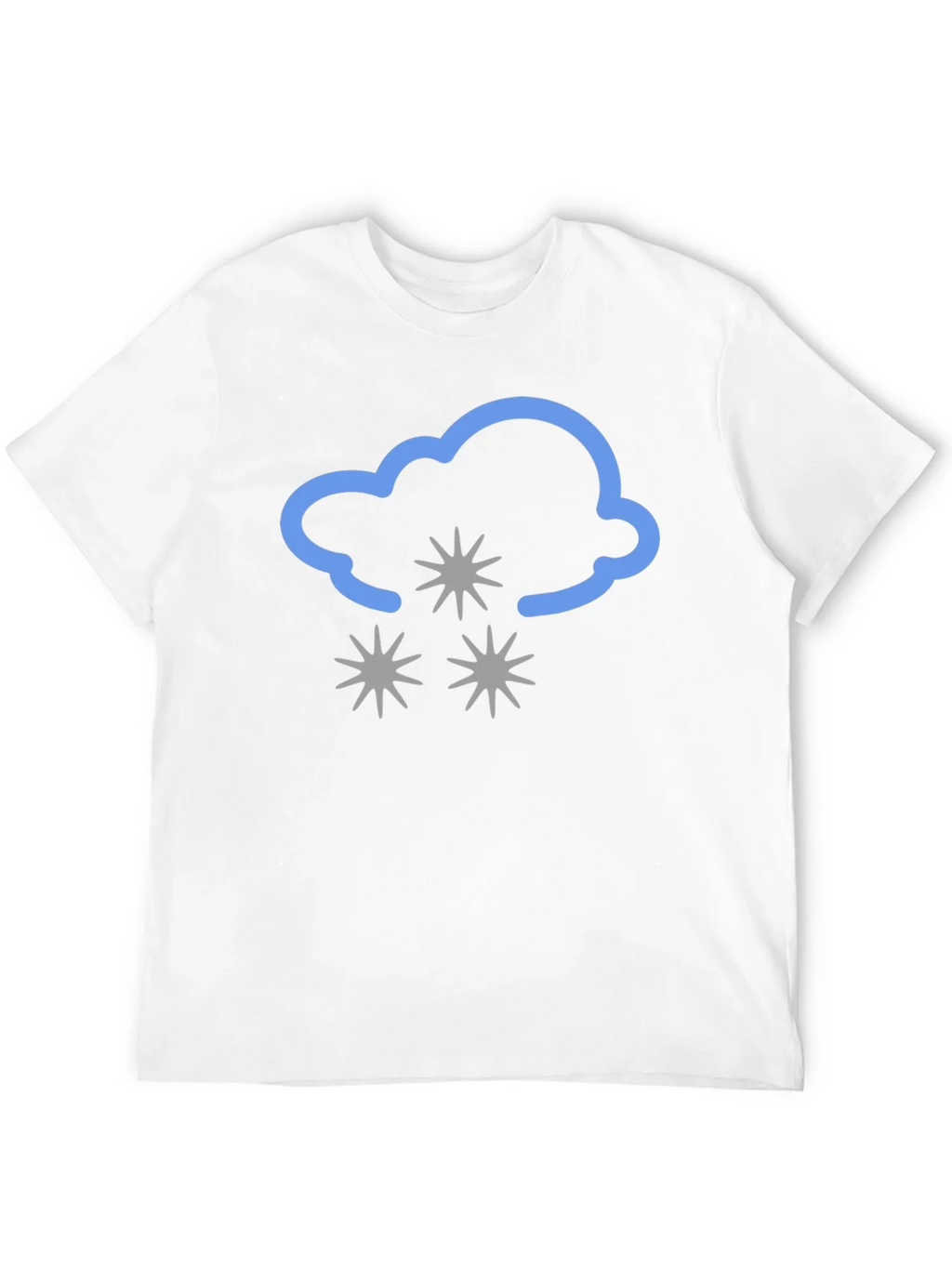 Snowy Cloud Graphic Tee - Black product image 11