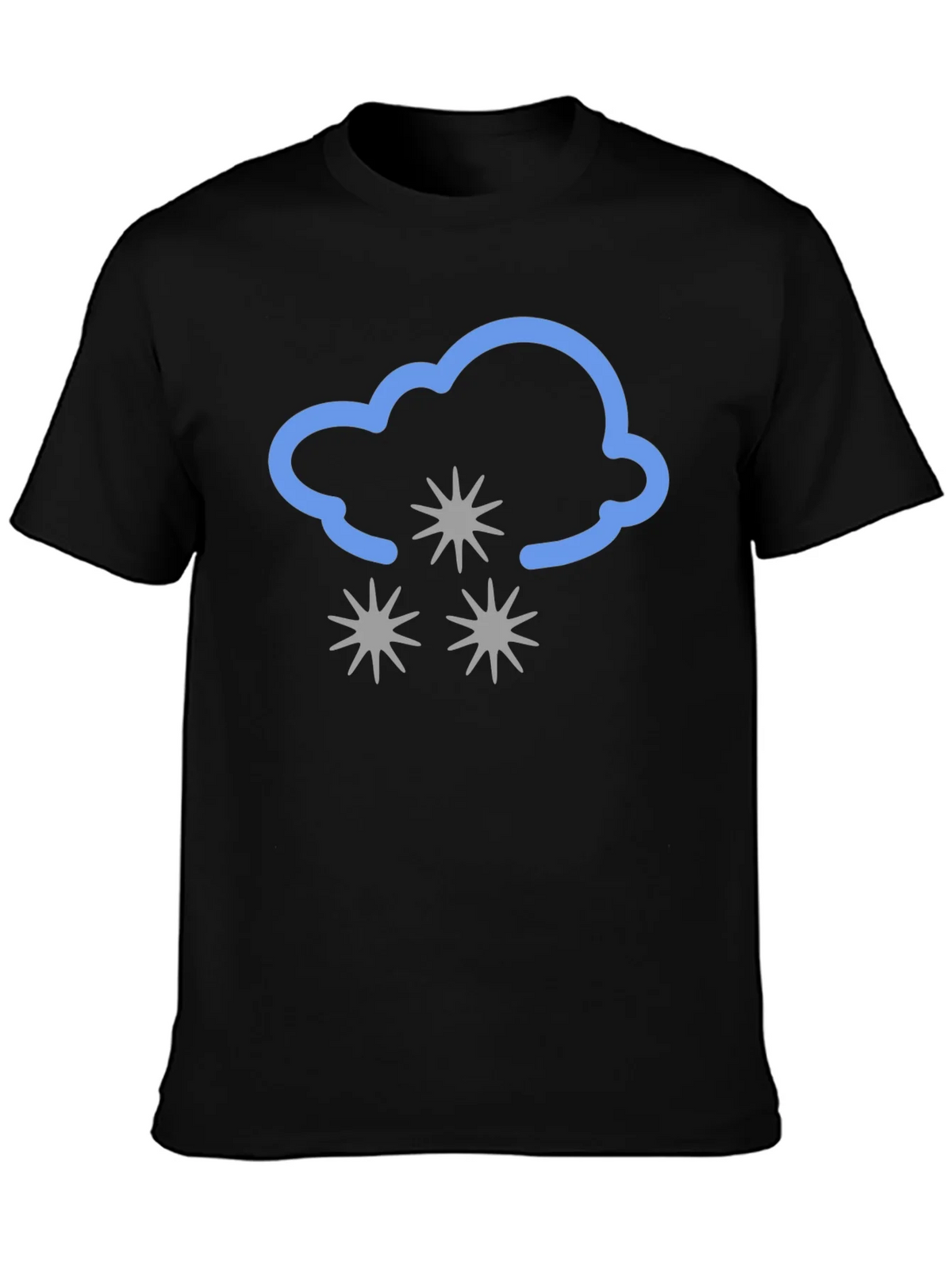 Snowy Cloud Graphic Tee - Black product image 3