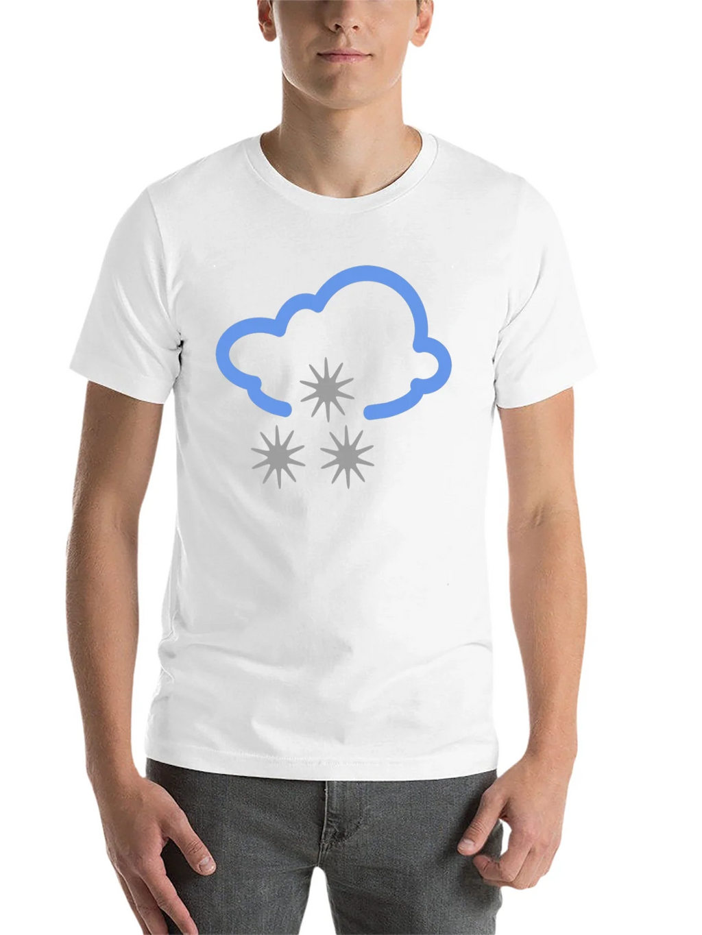 Snowy Cloud Graphic Tee - Black product image 10