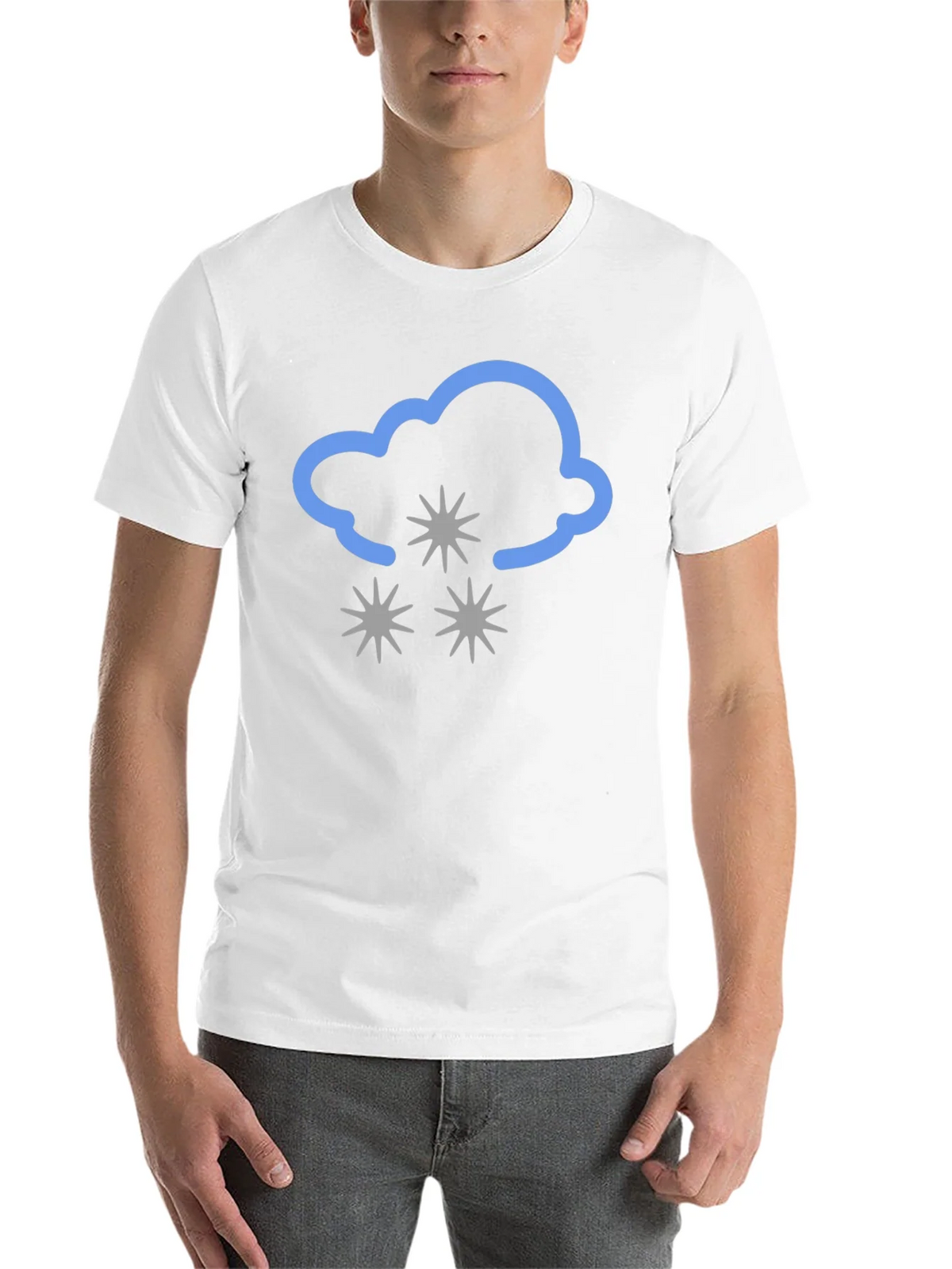 Snowy Cloud Graphic Tee - Black product image 10