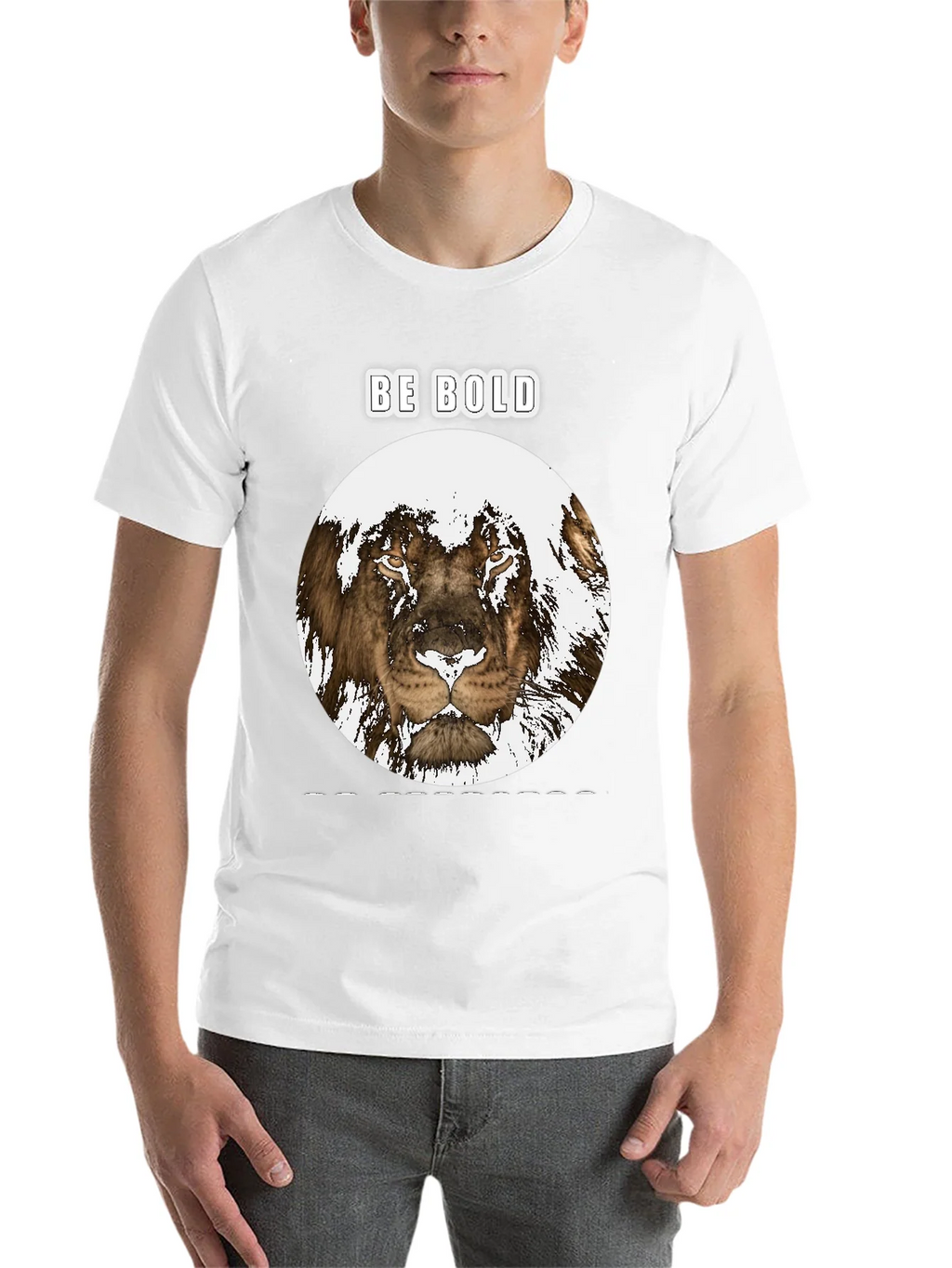 Be Bold Lion Graphic Tee - Black product image 10
