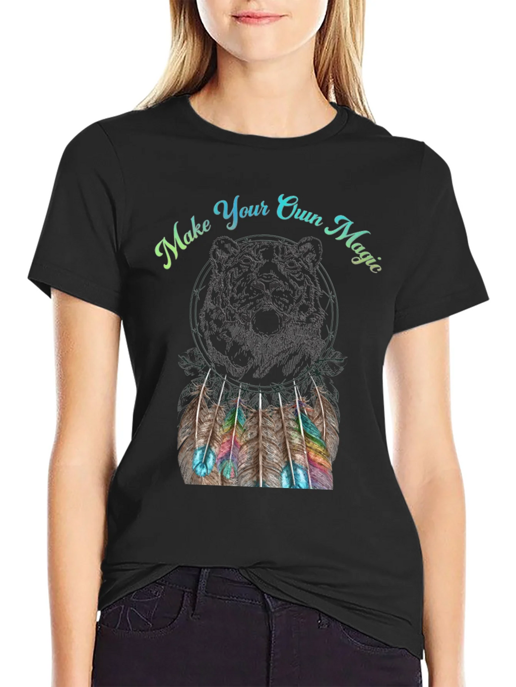 Dreamcatcher Bear Graphic Tee product image 2