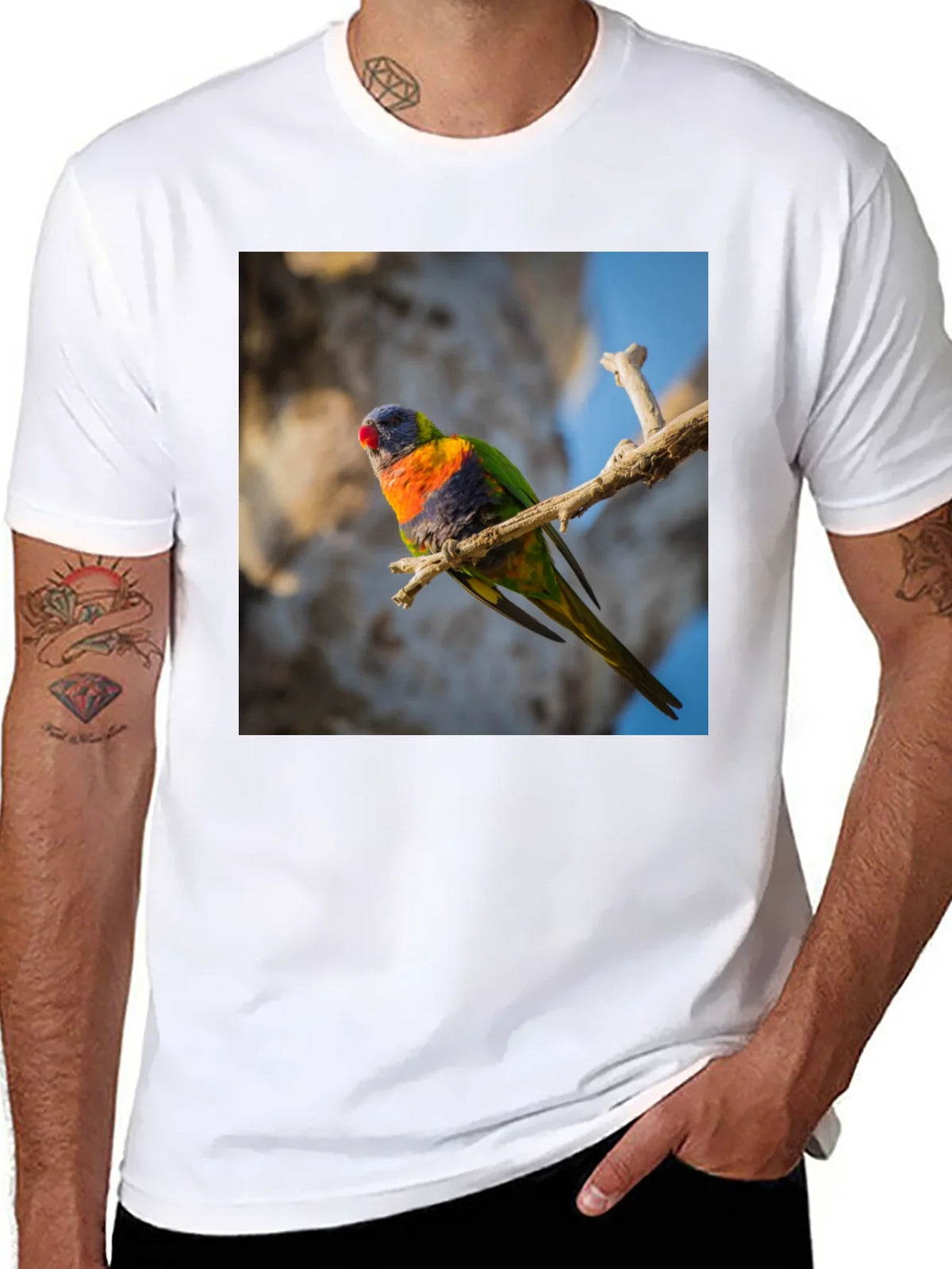 Rainbow Lorikeet T-Shirt - Nature Inspired Apparel product image 7