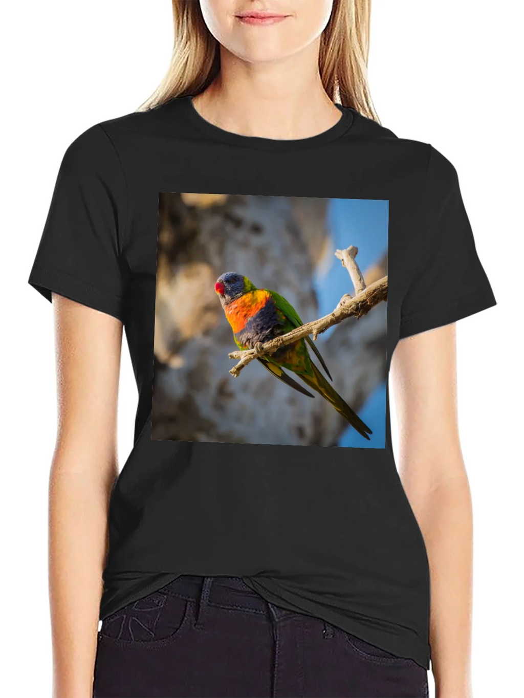 Rainbow Lorikeet T-Shirt - Nature Inspired Apparel product image 2