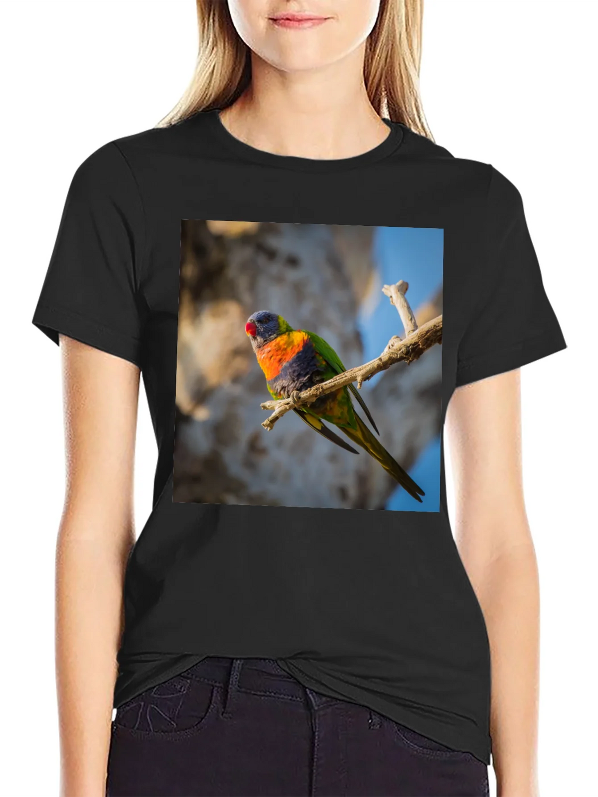 Rainbow Lorikeet T-Shirt - Nature Inspired Apparel product image 2