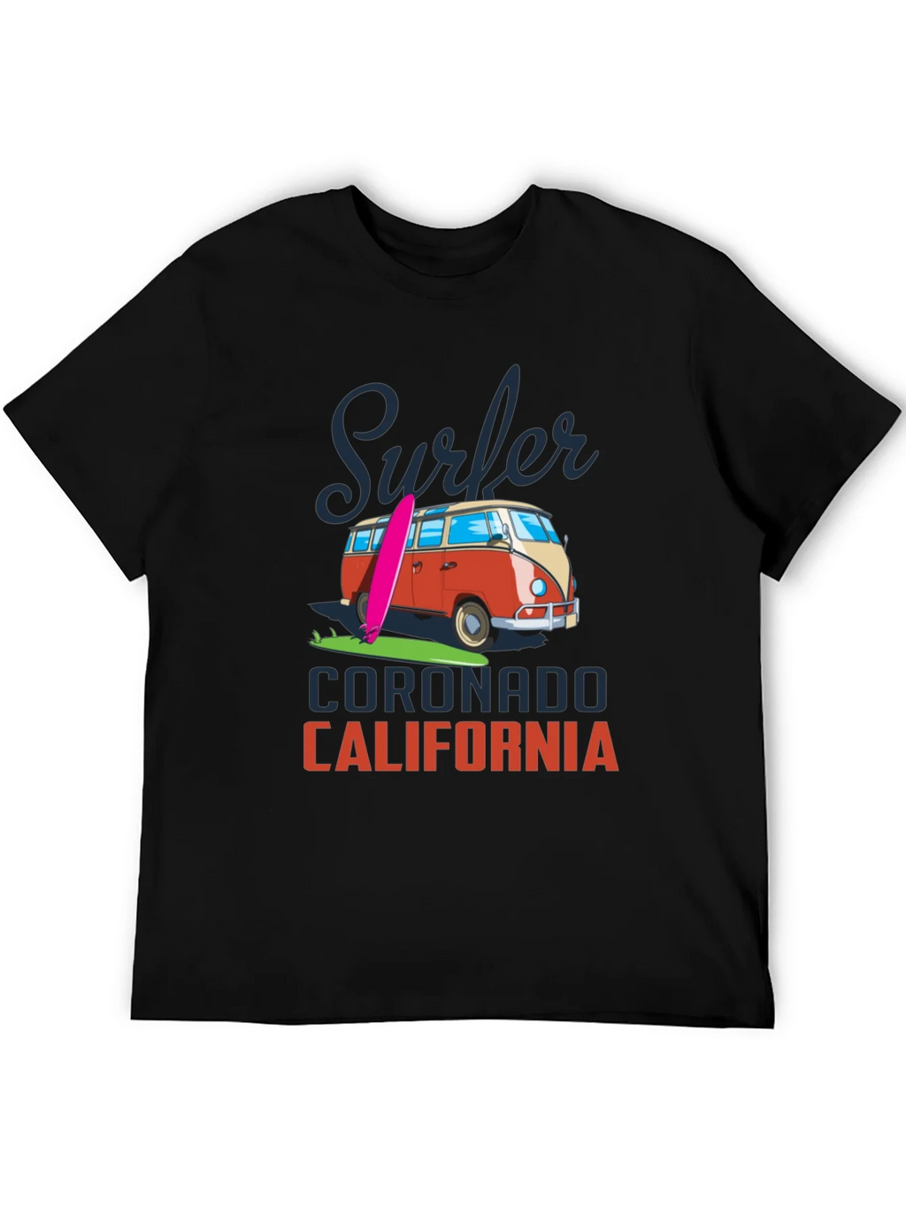 Surfer Coronado California T-Shirt Retro Van product image 5