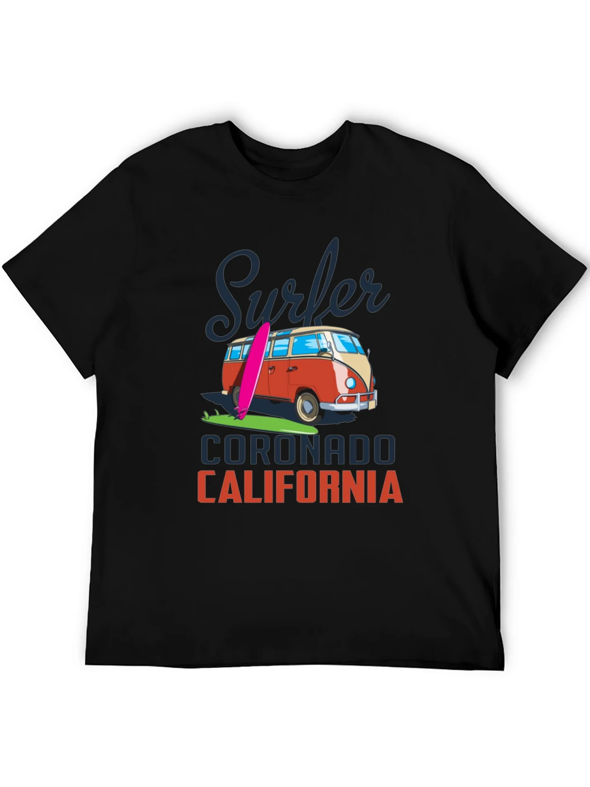 Surfer Coronado California T-Shirt Retro Van product image 5