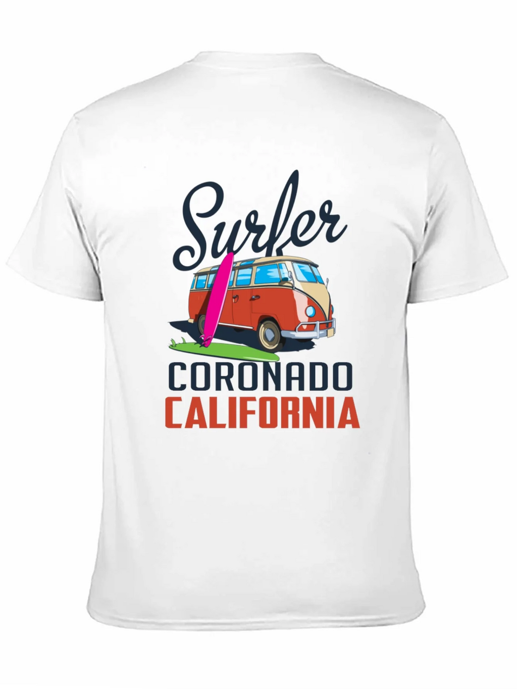 Surfer Coronado California T-Shirt Retro Van product image 9