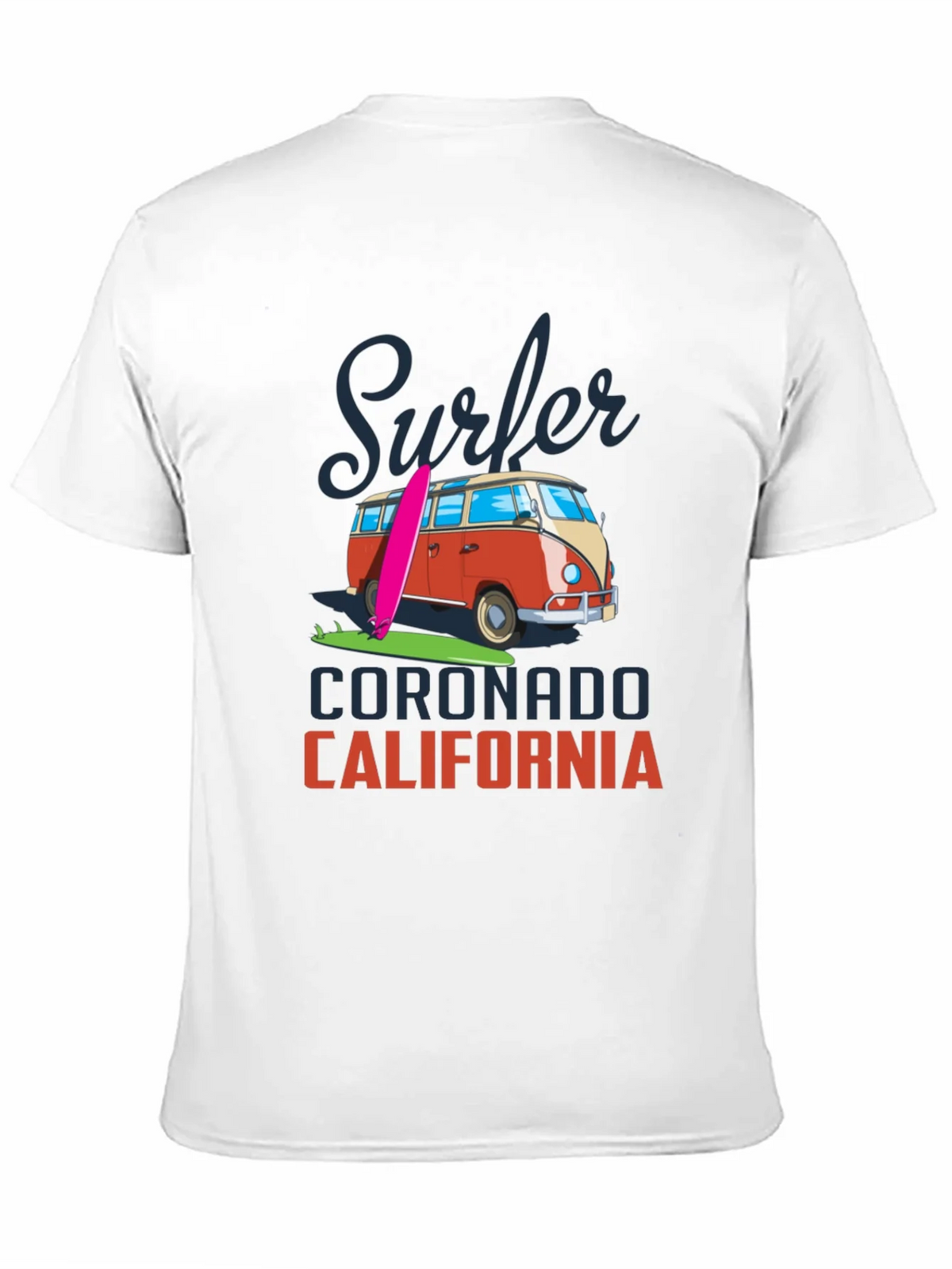 Surfer Coronado California T-Shirt Retro Van product image 9