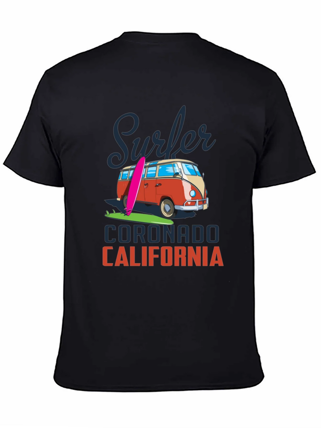 Surfer Coronado California T-Shirt Retro Van product image 4