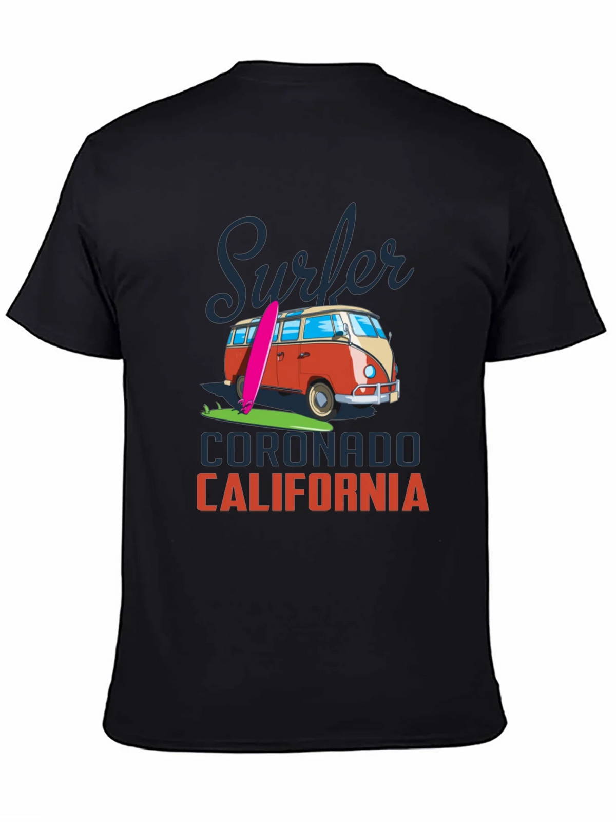 Surfer Coronado California T-Shirt Retro Van product image 4